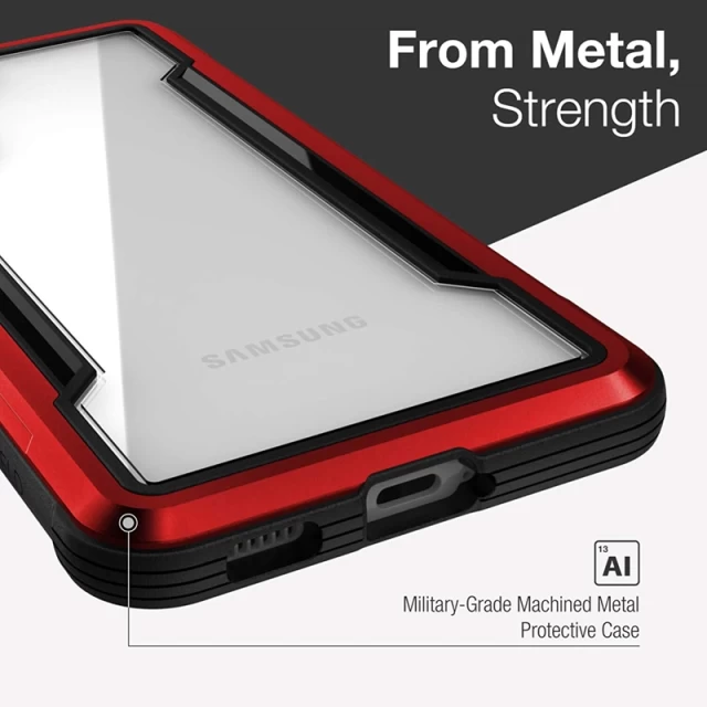 Чохол Raptic X-Doria Shield для Samsung Galaxy S21 Red Antimicrobial (492157)