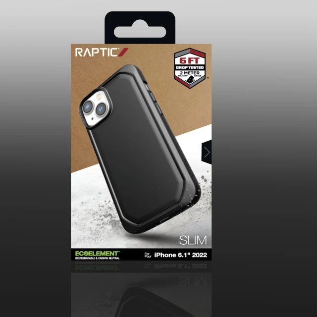 Чохол Raptic X-Doria Slim Case для iPhone 14 Black (6950941493130)