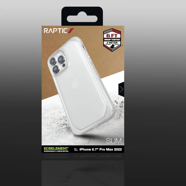 Чохол Raptic X-Doria Slim Case для iPhone 14 Pro Max Clear (6950941493185)
