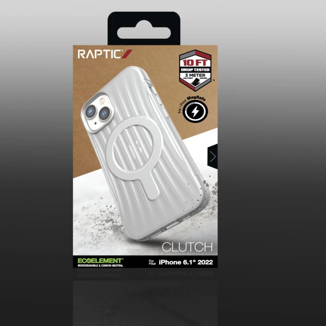 Чохол Raptic X-Doria Clutch Built Case для iPhone 14 Clear with MagSafe (6950941493208)