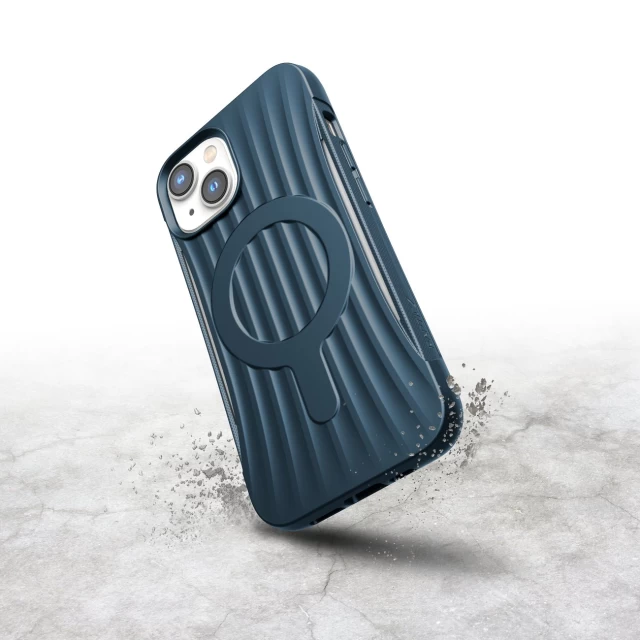 Чохол Raptic X-Doria Clutch Case для iPhone 14 Blue with MagSafe (6950941493222)