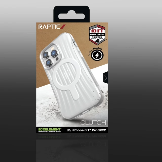 Чохол Raptic X-Doria Clutch Built Case для iPhone 14 Pro Clear with MagSafe (6950941493239)