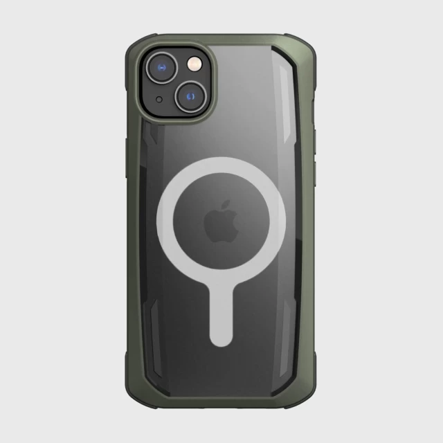 Чохол Raptic X-Doria Secure Case для iPhone 14 Green with MagSafe (6950941493468)