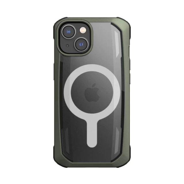 Чохол Raptic X-Doria Secure Case для iPhone 14 Green with MagSafe (6950941493468)
