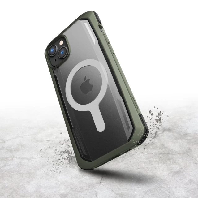 Чохол Raptic X-Doria Secure Case для iPhone 14 Green with MagSafe (6950941493468)