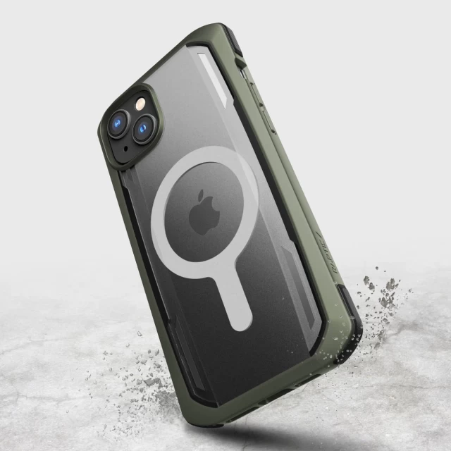Чохол Raptic X-Doria Secure Case для iPhone 14 Green with MagSafe (6950941493468)