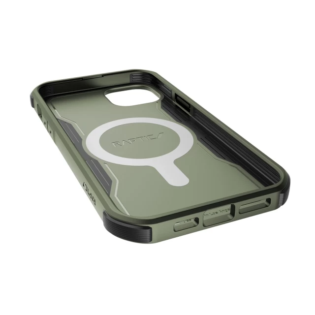 Чохол Raptic X-Doria Fort Case для iPhone 14 Green with MagSafe (6950941493567)