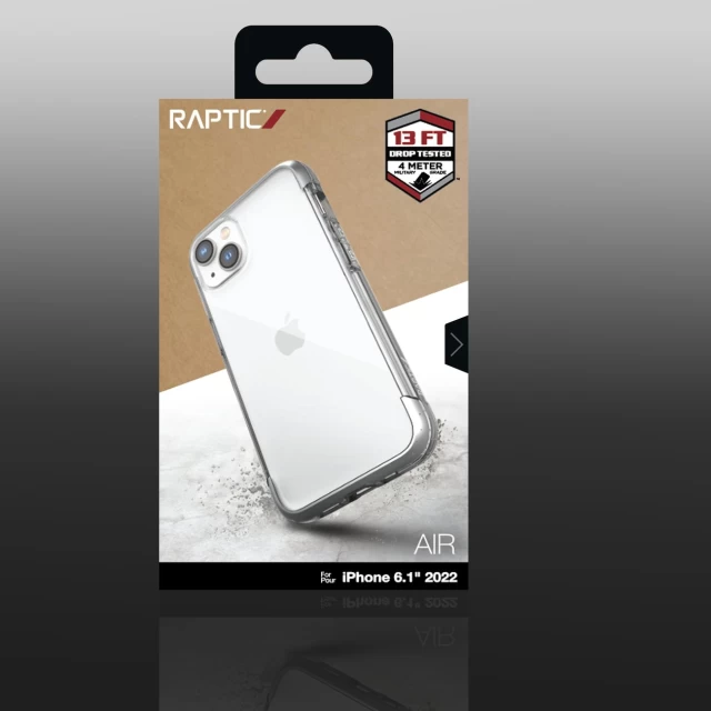 Чохол Raptic X-Doria Air Case для iPhone 14 Silver (6950941495424)