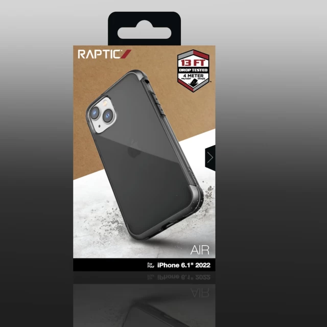 Чохол Raptic X-Doria Air Case для iPhone 14 Grey (6950941495431)