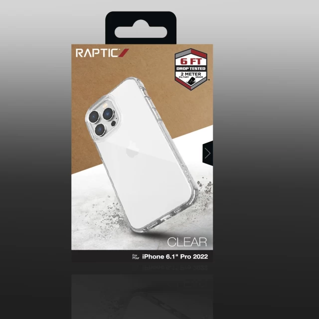 Чохол Raptic X-Doria Clear Case для iPhone 14 Pro Clear (6950941495561)