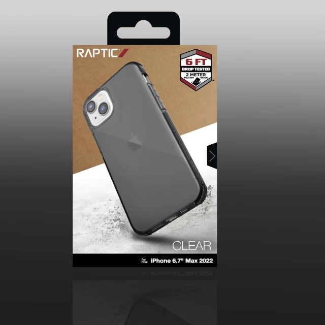 Чохол Raptic X-Doria Clear Case для iPhone 14 Plus Grey (6950941495592)