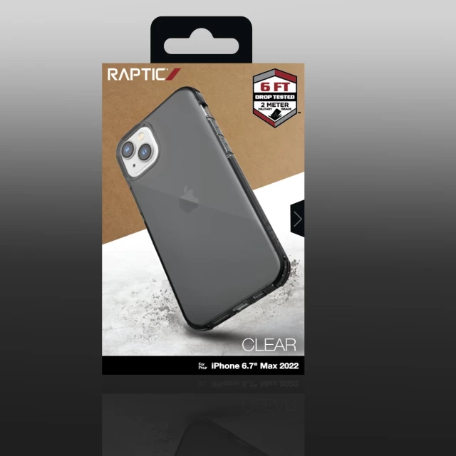 Чехол Raptic X-Doria Clear Case для iPhone 14 Plus Grey (6950941495592)