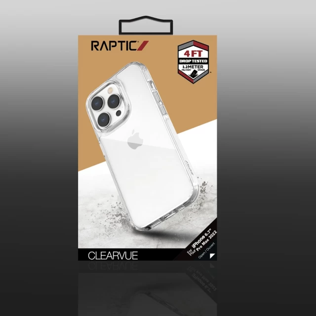 Чохол Raptic X-Doria Clearvue Case для iPhone 14 Pro Max Clear (6950941495653)