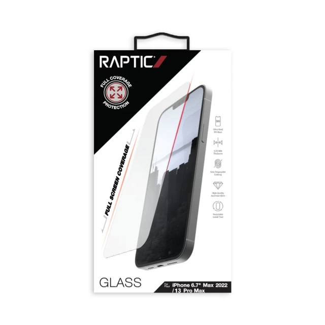 Защитное стекло Raptic X-Doria Glass Full Coverage для iPhone 14 Plus Clear (6950941496360)
