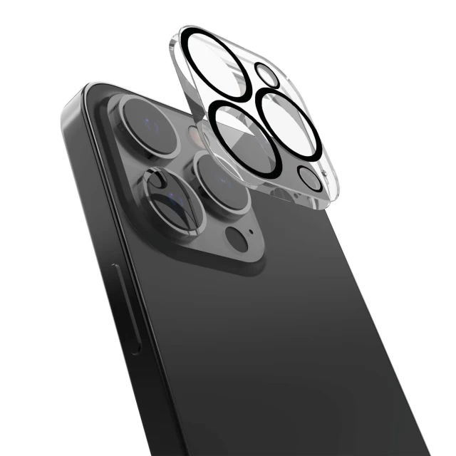 Защитное стекло Raptic X-Doria для камеры iPhone 14 Pro Camera Protector Glass (2 pack) Black (6950941496438)