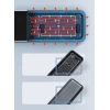 Відсік для твердотільного накопичувача Baseus Full Speed Series SSD Enclosure M.2 SATA USB-С 3.2 Gen 2 10 Gbps with USB-С to USB-C Cable Black (CAYPH-