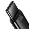 Кабель Baseus Tungsten Gold Fast Charging USB-A to USB-C 2m Black (CATWJ-C01)