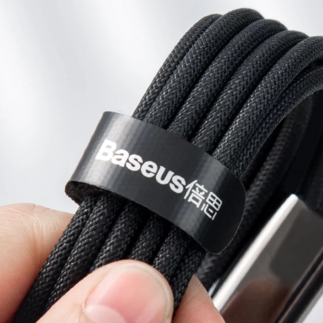 Кабель Baseus Tungsten 3-in-1 USB-A to USB-C/Lightning/Micro-USB 1.5m Black (CAMLTWJ-01)