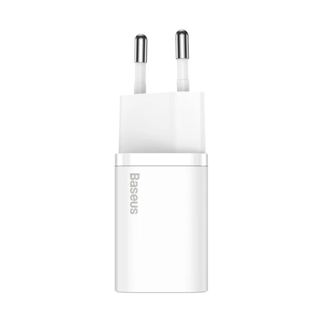 Мережевий зарядний пристрій Baseus Super Si 30W USB-C White (CCSUP-J02)