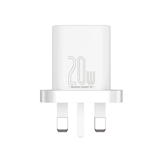 Сетевое зарядное устройство Baseus Super Si QC 25W USB-C White (TZCCSUP-K02)