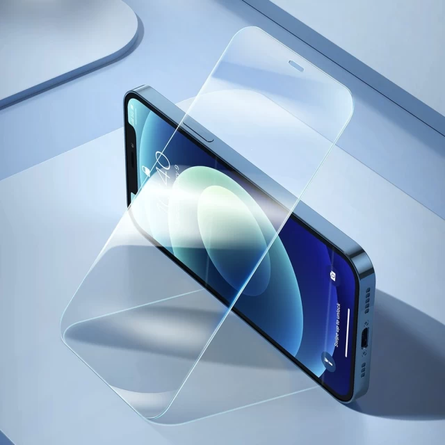 Защитное стекло Baseus Super Porcelain Tempered Glass для iPhone 12 mini Transparent (2 Pack) (SGAPIPH54N-LI02)