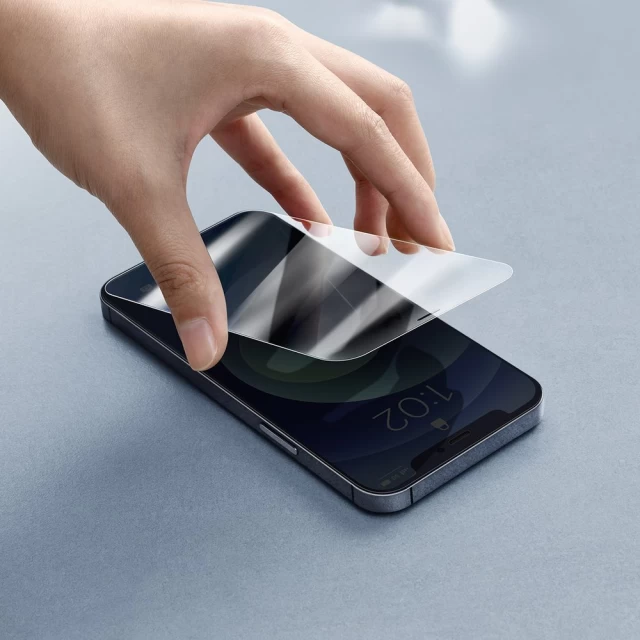 Захисне скло Baseus Super Porcelain Tempered Glass для iPhone 12 mini Transparent (2 Pack) (SGAPIPH54N-LI02)