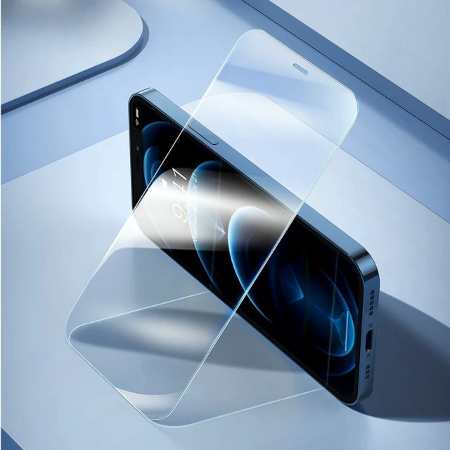 Защитное стекло Baseus Super Porcelain Tempered Glass для iPhone 12 Pro Max Transparent (2 Pack) (SGAPIPH67N-LI02)
