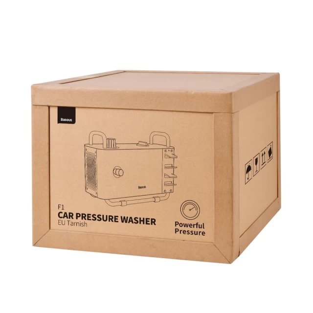 Набор для минимойки Baseus F1 XL Car Pressure Washer 5m Grey (CRXCJ-C0A)