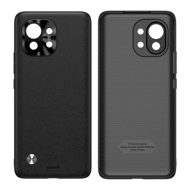 Чохол Baseus Alloy Leather Case для Xiaomi Mi 11 Black (WIXM11-01)