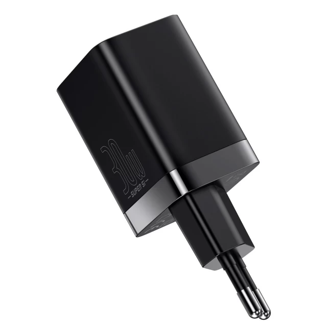 Мережевий зарядний пристрій Baseus Super Si Pro 30W USB-C | USB-A Black (CCSUPP-E01)