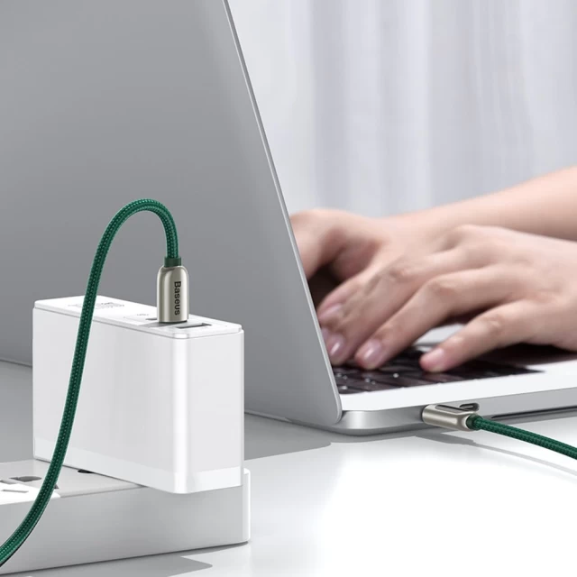 Кабель Baseus Display Fast Charging Data USB-C to USB-C 2m Green (CATSK-C06)