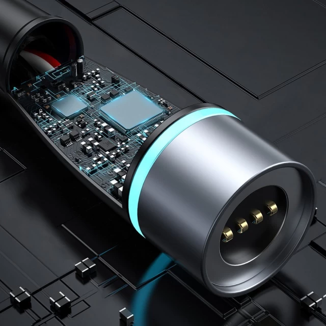 Кабель Baseus Zinc Magnetic Series Lenovo Laptop Charging USB-C to DC Round Port (4.0 x 1.7mm) 2m Black (CATXC-T01)
