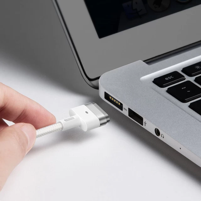Кабель Baseus Zinc Magnetic Series USB-C to MagSafe 2 2m White (CATXC-V02)