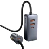 Автомобільний зарядний пристрій Baseus Share Together Car Charger 120W 2xUSB-A/2xUSB-C Grey (CCBT-A0G)