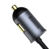 Автомобільний зарядний пристрій Baseus Share Together Car Charger 120W 2xUSB-A/2xUSB-C Grey (CCBT-A0G)