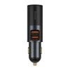 Автомобильное зарядное устройство Baseus Share Together Cigarette Lighter 120W 2xUSB-A Grey (CCBT-D0G)