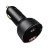 Автомобільний зарядний пристрій Baseus Superme Fast 100W USB-A/USB-C Black (CCZX-01)