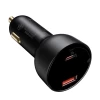 Автомобильное зарядное устройство Baseus Superme Fast 100W USB-A/USB-C Black (CCZX-01)
