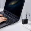 Кабель Baseus Zinc Magnetic Series Lenovo Laptop Charging USB-C to DC Round Port (5.5 x 2.5mm) 2m Black (CATXC-X01)