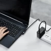 Кабель Baseus Zinc Magnetic Series Lenovo Laptop Charging USB-C to DC Round Port (5.5 x 2.5mm) 2m Black (CATXC-X01)