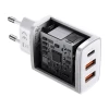 Сетевое зарядное устройство Baseus Compact QC 30W USB-C | 2xUSB-A White (CCXJ-E02)