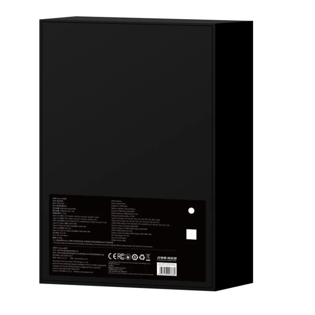 Портативний зарядний пристрій Baseus Blade Digital Display 20000 mAh PD 100W Black (PPDGL-01)