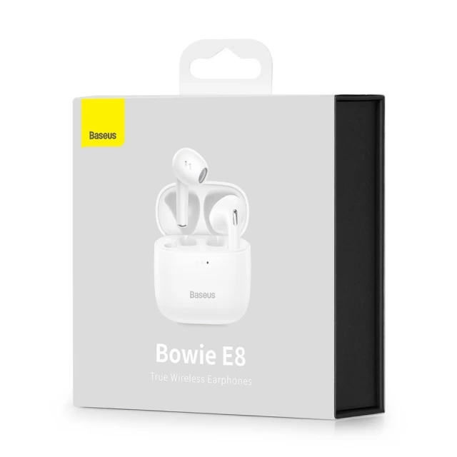 Навушники Baseus Bowie E8 White (NGE8-02)