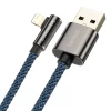 Кабель Baseus Legend Series Elbow Fast Charging USB-A to Lightning 2m Blue (CACS000103)