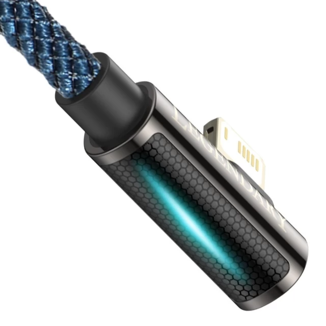 Кабель Baseus Legend Series Elbow Fast Charging USB-A to Lightning 2m Blue (CACS000103)