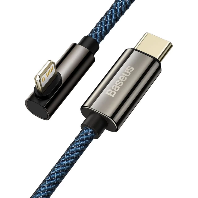 Кабель Baseus Legend Series Elbow Power Delivery 20W USB-C to Lightning 1m Blue (CACS000203)
