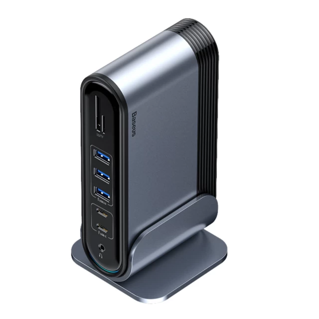 USB-хаб Baseus Multifunctional Working Station Three-Screen (CAHUB-DG0G)
