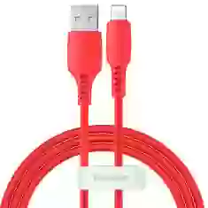 Кабель Baseus Colourful USB-A to Lightning 1.2m Red (CALDC-09)