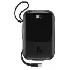 Портативний зарядний пристрій Baseus Q Pow 10000 mAh 15W with USB-C Cable Black (PPQD-A01)