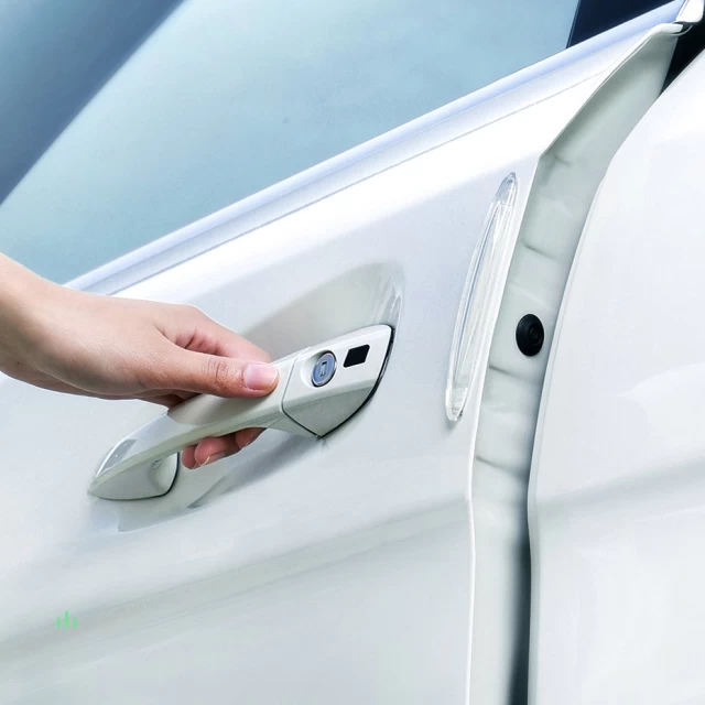 Защитная накладка на автомобильные двери Baseus Airbag Bumper Strip Transparent (4 Pack) (CRFZT-02)